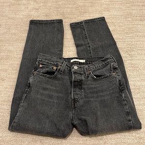 Levi’s wedge fit straight leg jeans